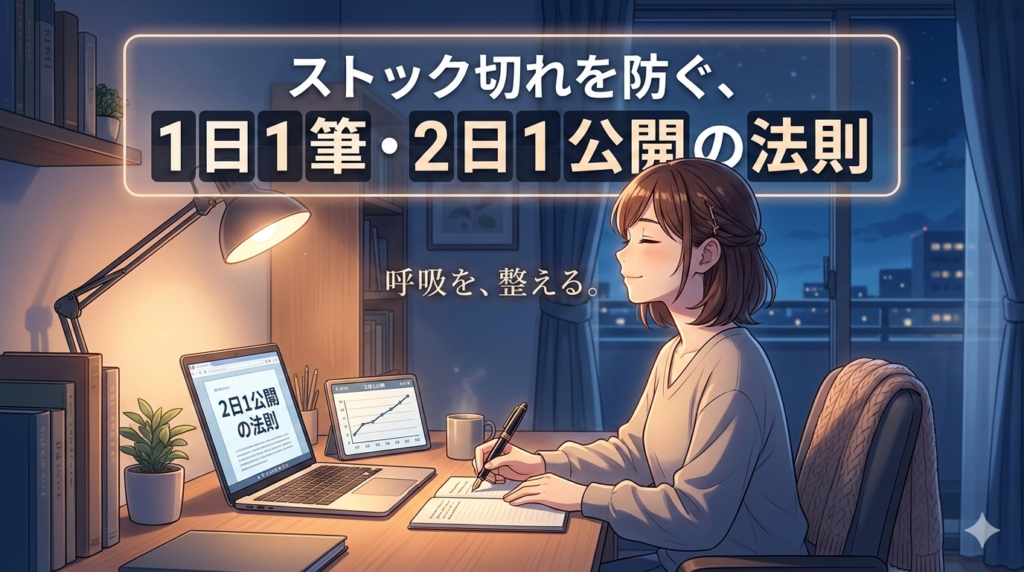 「呼吸を、整える。」というキャッチコピーが書かれた、たげたぽこ（tagetapoco）のブランドイメージ画像。