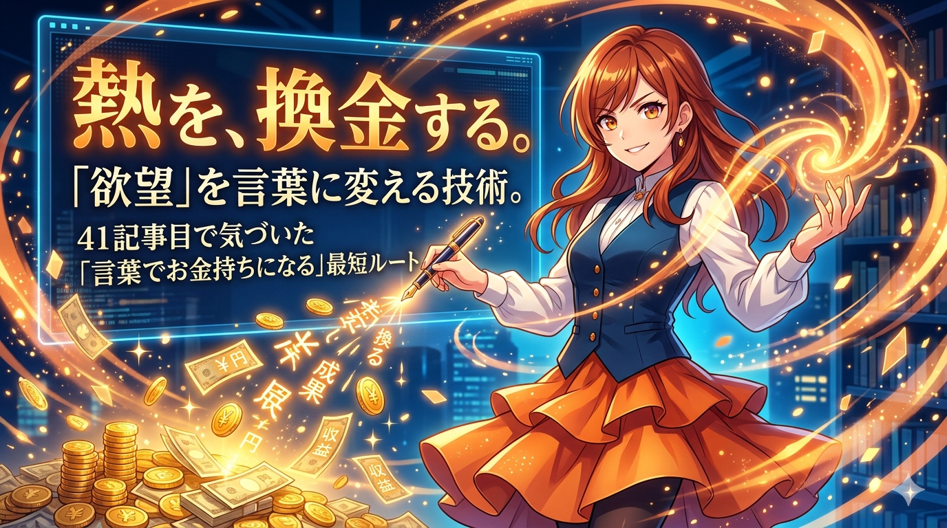 「熱を、換金する。」というキャッチコピーが書かれた、たげたぽこ（tagetapoco）のブランドイメージ画像。