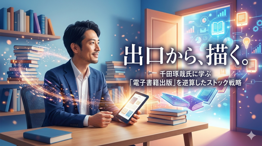 「出口から、描く。」というキャッチコピーが書かれた、たげたぽこ（tagetapoco）のブランドイメージ画像。