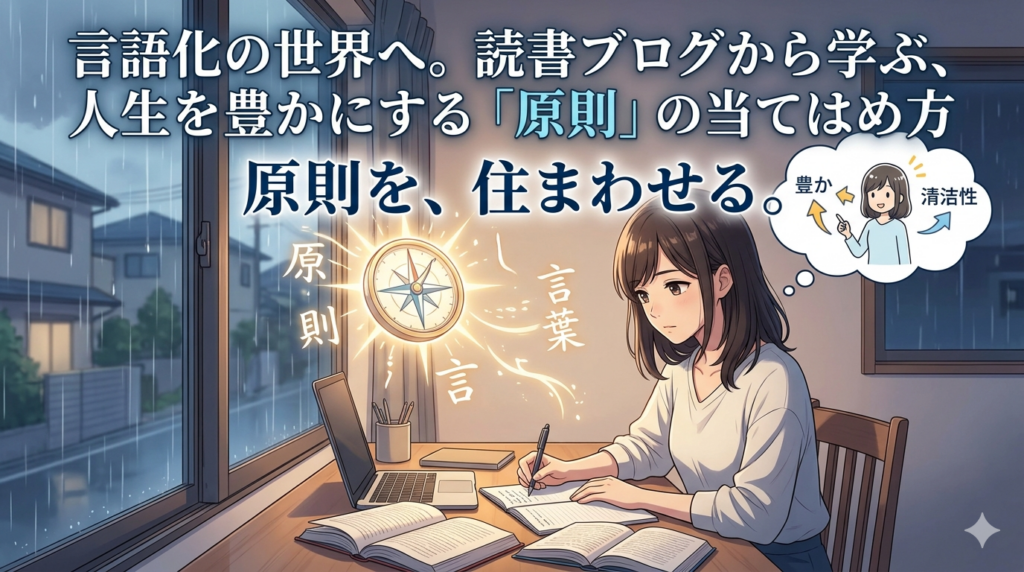 「 原則を、住まわせる。 」というキャッチコピーが書かれた、たげたぽこ（tagetapoco）のブランドイメージ画像。