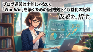 「仮説を、指す。」というキャッチコピーが書かれた、たげたぽこ（tagetapoco）のブランドイメージ画像。