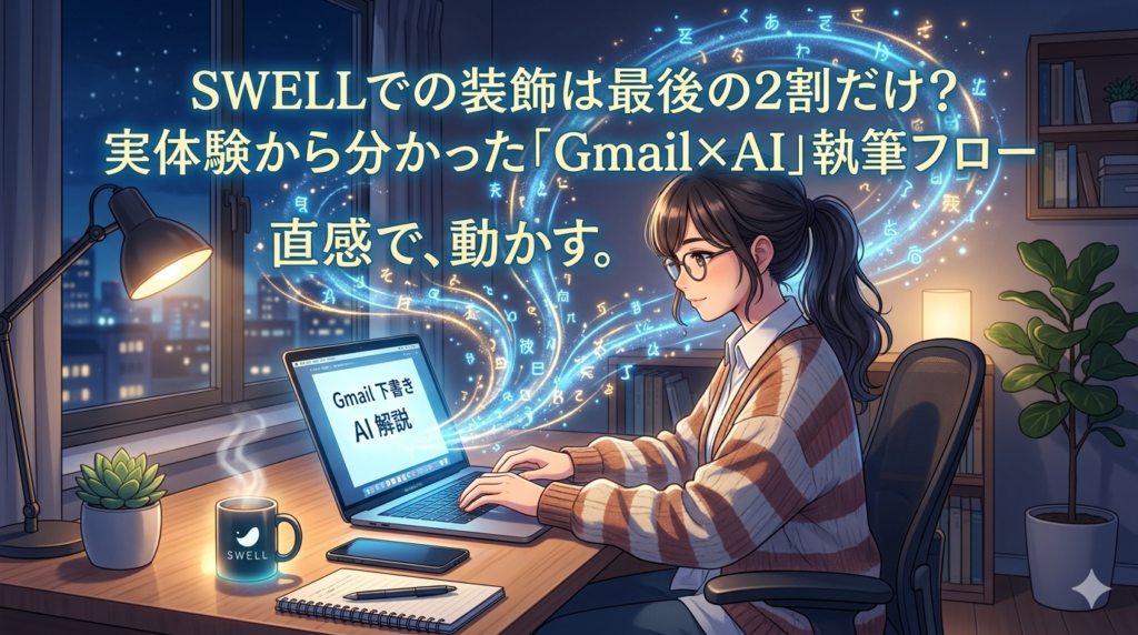 「 直感で、動かす。」というキャッチコピーが書かれた、たげたぽこ（tagetapoco）のブランドイメージ画像。