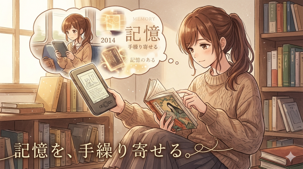 「記憶を、手繰り寄せる。」というキャッチコピーが書かれた、たげたぽこ（tagetapoco）のブランドイメージ画像。