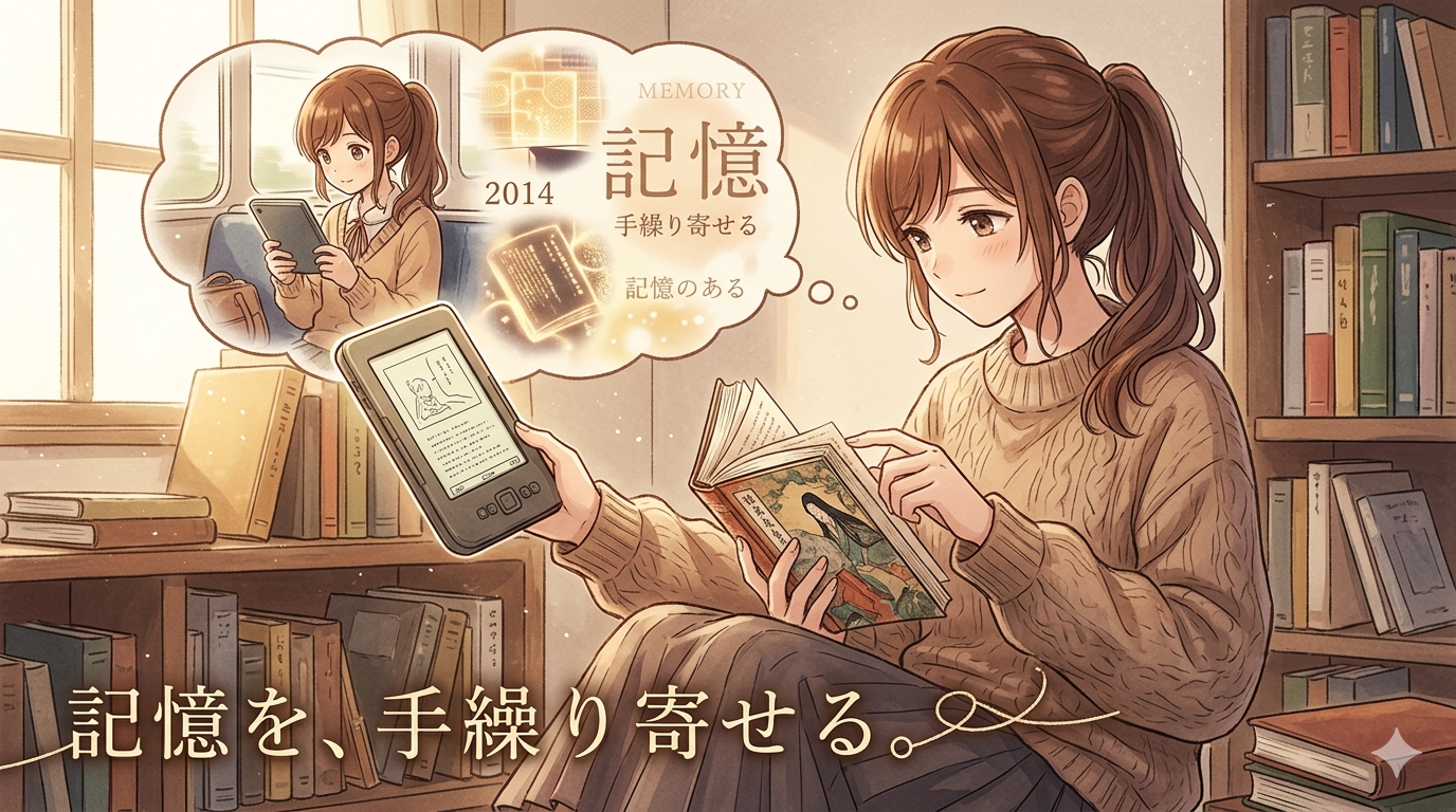 「記憶を、手繰り寄せる。」というキャッチコピーが書かれた、たげたぽこ（tagetapoco）のブランドイメージ画像。